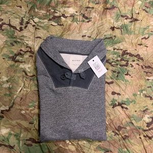 BNWT Billy Reid Shiloh Shawl sweatshirt, SZ L